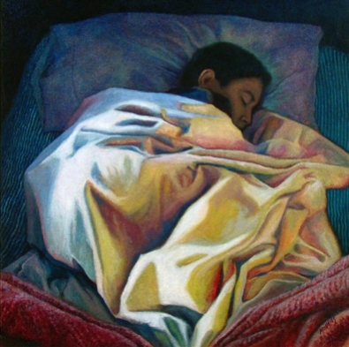Sueño de Amanecer / Oil on Canvas / 18" x 18"